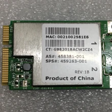 Broadcom беспроводной мини WiFi карта pci-e 459263-001 аккумулятор большой емкости BCM4312 для hp
