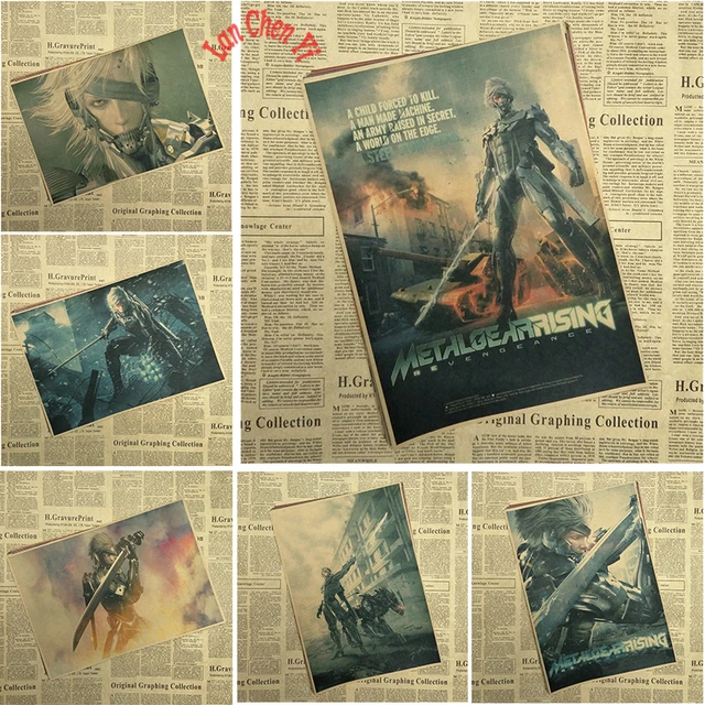 Best Price Metal Gear Rising Classic Game Kraft Paper Poster Bar Cafe Living Room Dining room Best Price Metal Gear Rising Classic Game Kraft Paper Poster Bar Cafe Living Room Dining room