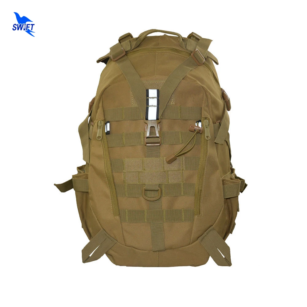 

Outdoor Sport Military Tactical Hunting Mountaineering Backpack Camping Hiking Trekking Rucksack Travel Bag with Reflective Tape