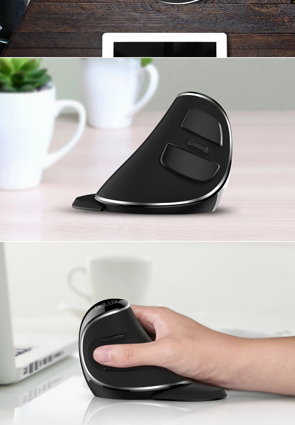 fio ergonômico 1600 dpi computador óptico ratos