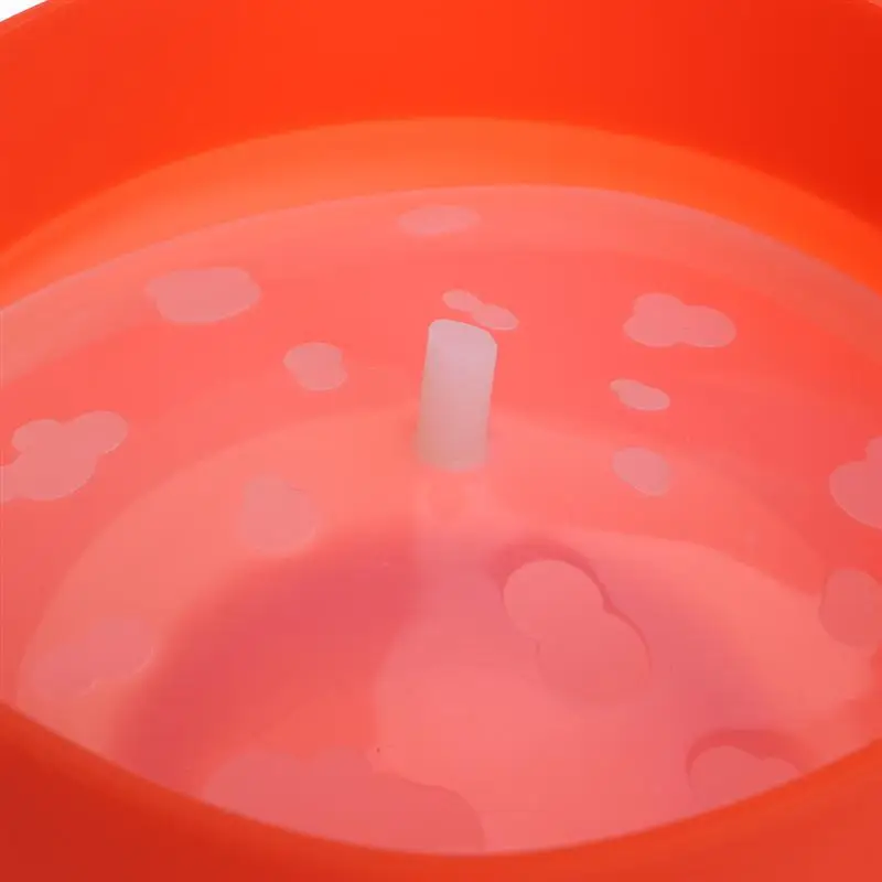 СВЧ попкорн Попперс складной легко использовать для DIY приготовления пищи домашняя кухня складывающаяся силиконовая чаша с крышкой 20x14,5 см(красный