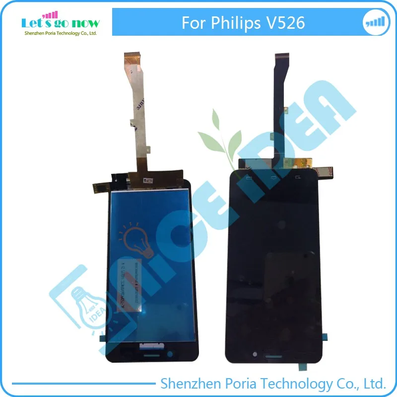 

LCD Display For Philips V526 Screen+Touch Screen Panel Digitizer Replacement +Track Number