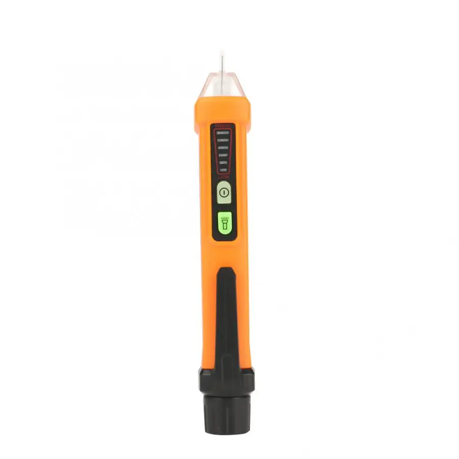 PEAKMETER PM8908C детектор ncv ручка тестера напряжения с Светодиодный индикатор AC12-1000V Бесконтактный детектор напряжения