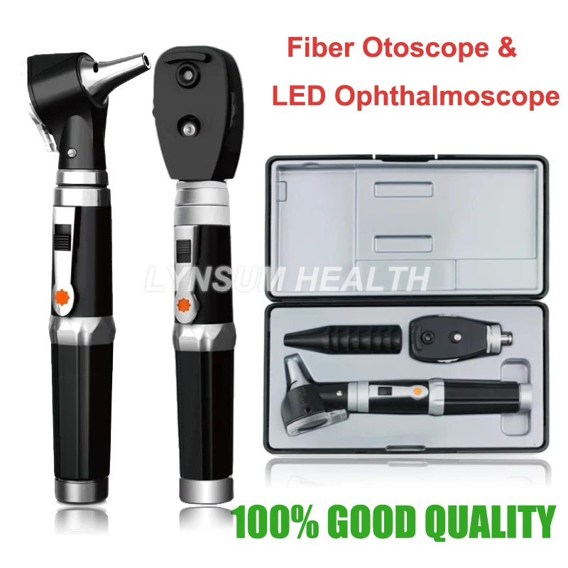 CE Medical ENT Diagnostic Portable Eye Ear Endoscope Opthalmoscope LED ...