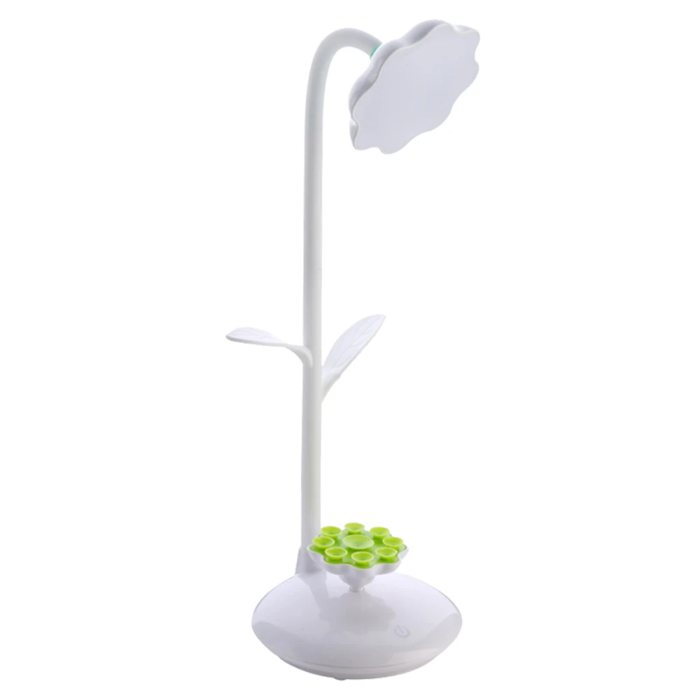 

Newest 360 Degree Rotatable 3W Sun Flower USB Charging Table Lamp LED Light Mobile Phone Holder Suction Cup USB Power Bank Lamp