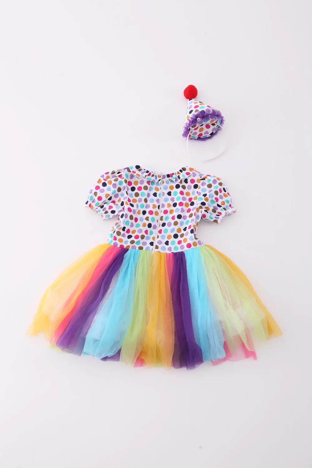 Новый Обувь для девочек Клоунский Костюм Хеллоуин костюм для детский наряд для костюмированной вечеринки выполнять юбка этап носить с