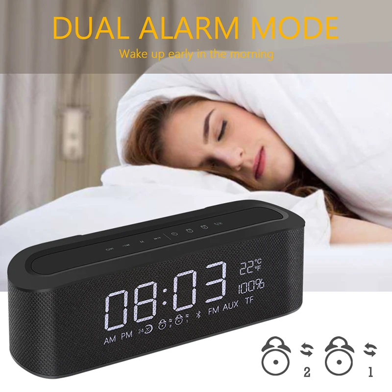 TOPROAD-Portable-Alarm-Clock-Bluetooth-Speaker-Wireless-Surround-Stereo-Cloth-Speakers-Support-Time-FM-Radio-TF (1)