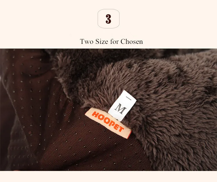 Washable Thermal Fleece Cat Sleeping Bag PP Cotton Padding Soft Pet Beds Security Sense for Pets 2 Colors (16)