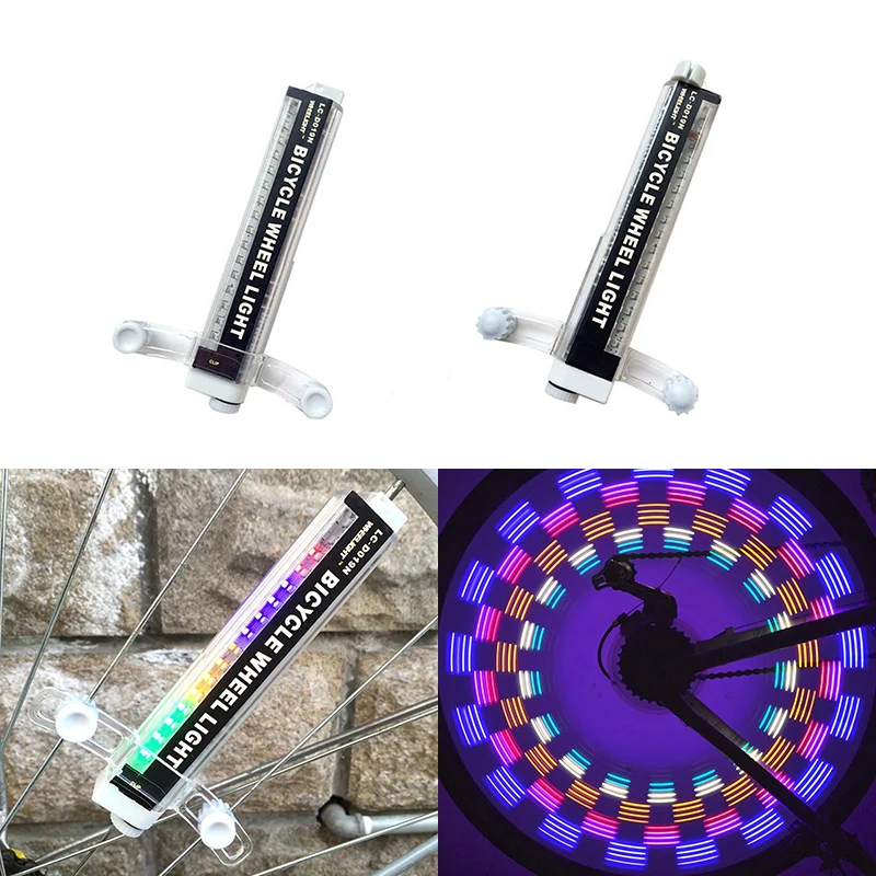 

Waterproof Colorful 42 Patterns 16 LED Bicycle Lights Outdoor Sports Bike Cycling Lights Wheel Spoke Light Lamp #94469