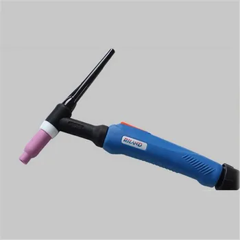 

Free shipping WP18 SR-18 20 water cooled argon tig torch head body bule handle 1pcs with parts