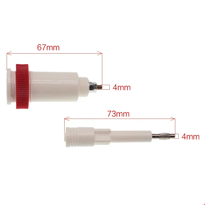 1 шт. вилка запасная часть для высокого напряжения 20кВ тестер машина 4 мм банановый терминал