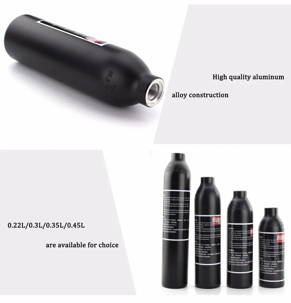 alumínio tanque alta pressão 300bar 4500psi
