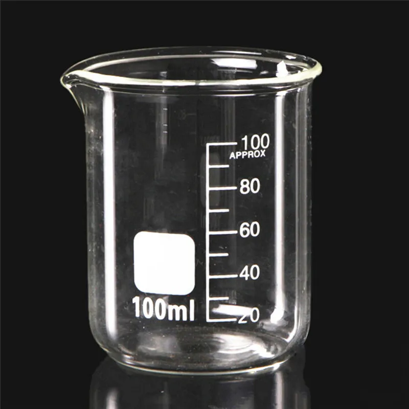 

Handmade Lipstick Container Liquid Measure Tool Homemade Lip Balm Tool 100ml Scale Glass Beaker Transparent Beaker