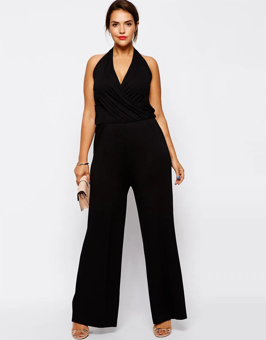 Popular Black Halter Jumpsuit-Buy Cheap Black Halter