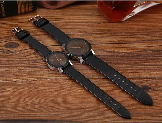

Fashion Watches Diamond Point Drill Scale Watch Meteor Radiation Men And Women Couple Watches Diamond-Shaped Leather Watch saat
