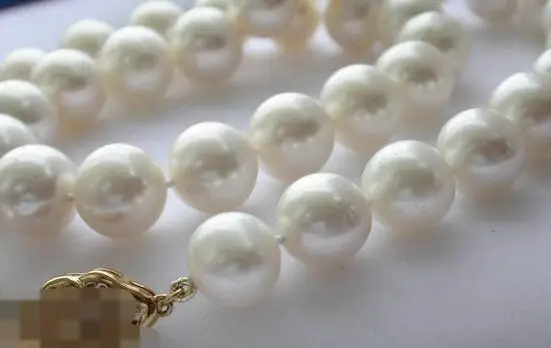 

Hot sell Noble- FREE SHIPPING>>@@@ 3528 WHITE ROUND FRESHWATER CULTURED PEARL NECKLACE