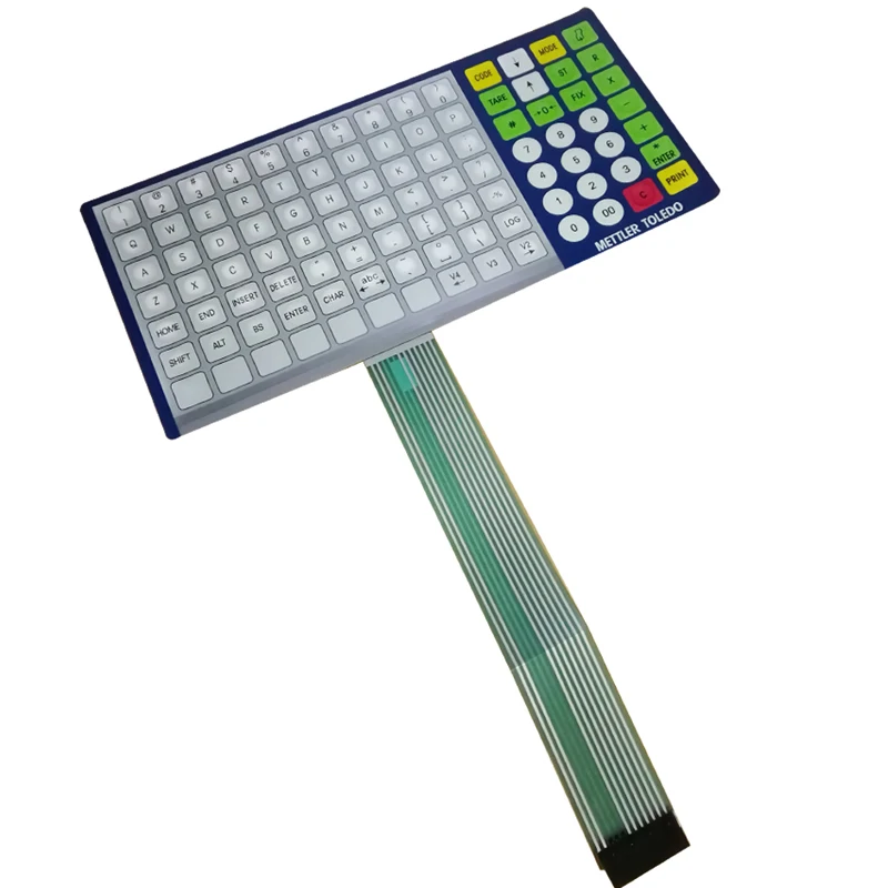 

10pcs/lot New Original bcom-T2A Scale Printer Keyboard Film (ENGLISH VERSION) For METTLER Toledo BCOM Overlay