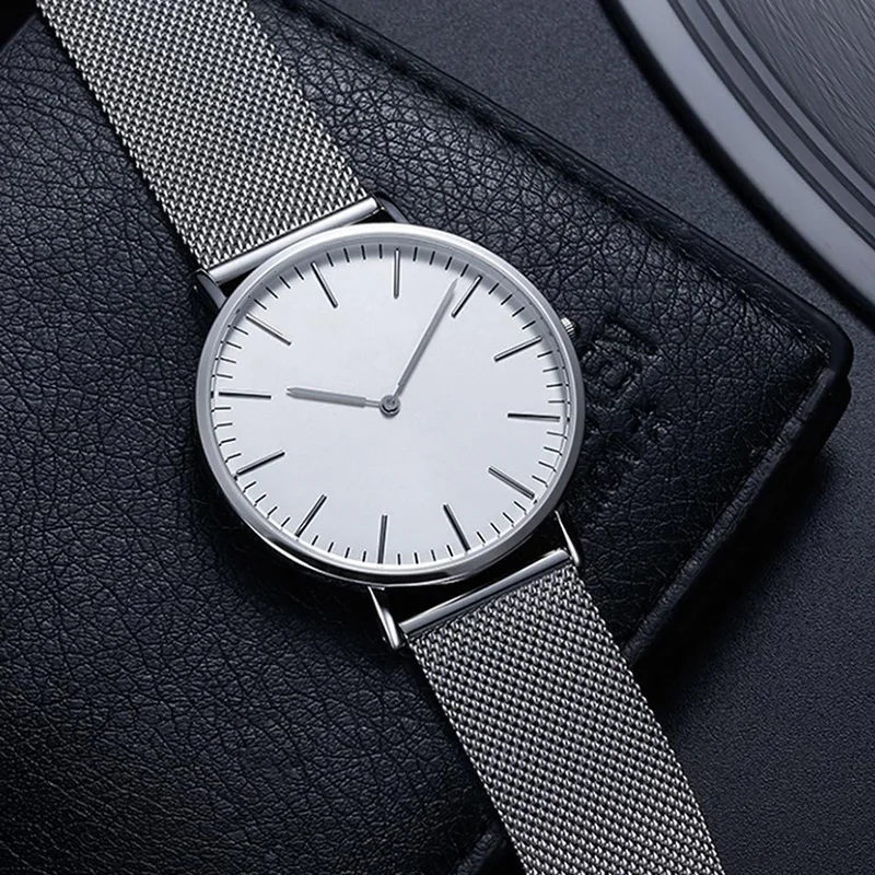 Xiaomi TwentySeventeen кварцевые наручные часы из нержавеющей стали 5 мм для мужчин и женщин