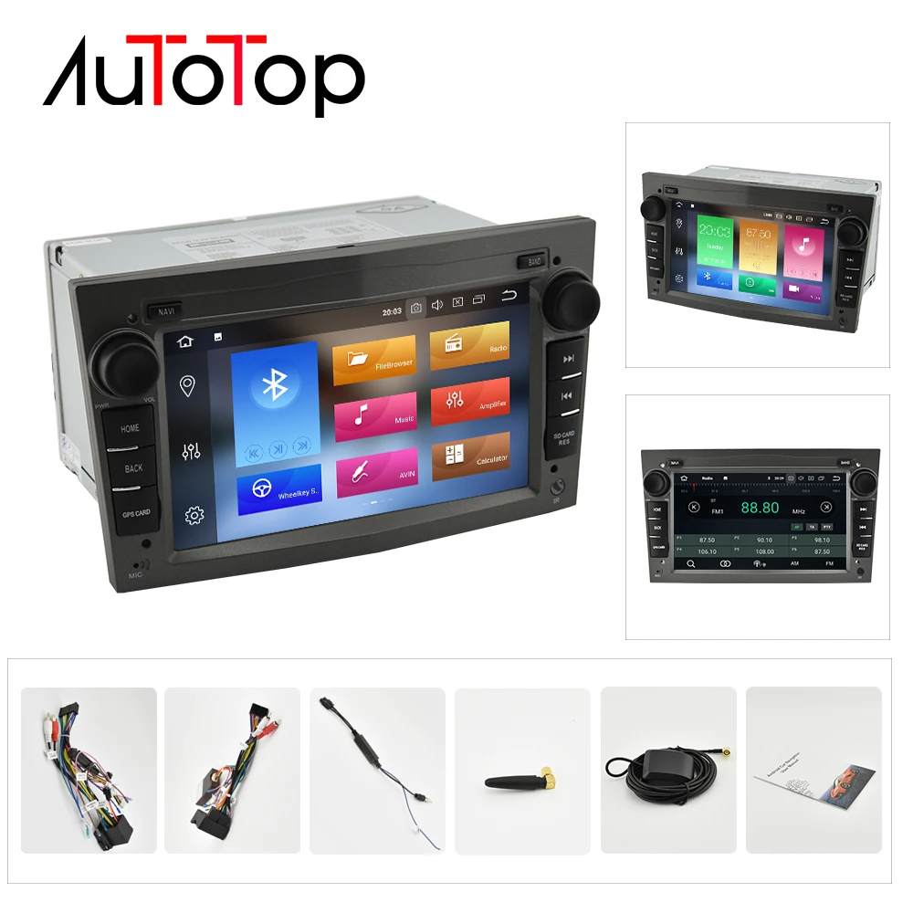 Clearance 2 Din Opel Android Car Radio GPS Navigation For Opel Astra H Vectra Corsa Zafira B C G Meriva Antara Agila Car Multimedia Player 5