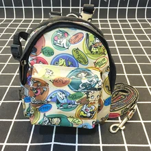 Милый рюкзак для собак и кошек для маленьких собак, школьная сумка для путешествий на открытом воздухе, школьная сумка с поводком, милое изделие для щенка, Прямая