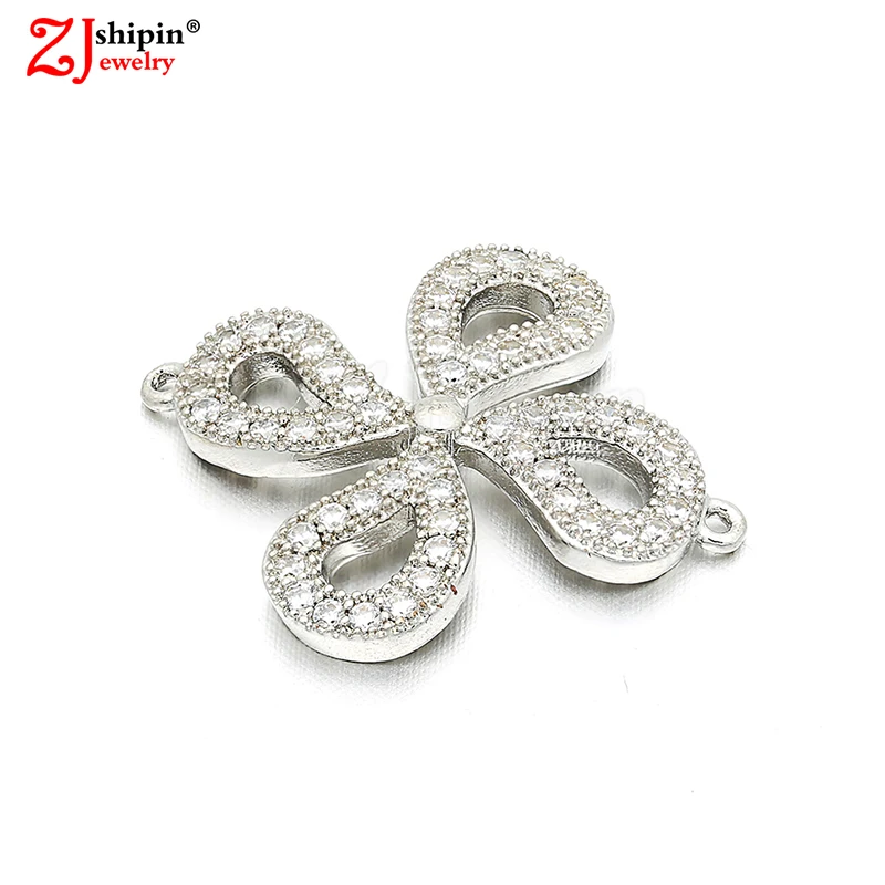 

Popular DIY flower-shaped zircon CZ jewelry accessories suitable for earrings necklace bracelet jewelry production