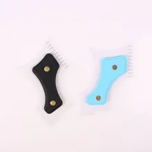 New Double Side Beard Shaping Combs Men Shaving Tools ABS Comb For Hair Beard Universal Styling Tools Modelling Tools