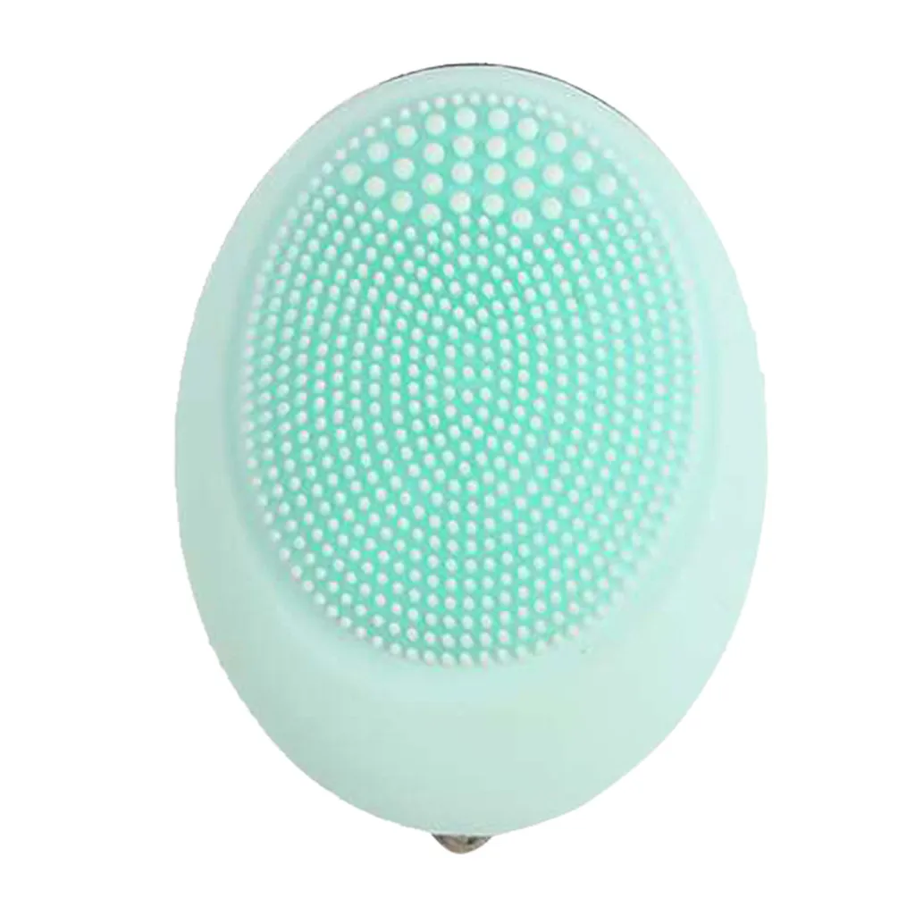 Силиконовая электрическая щетка для мытья лица, отшелушивающая угри, инструмент для очищения кожи, Мягкая глубокая очистка лица, кисти L58 - Цвет: A