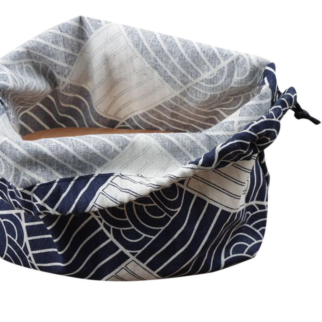 JX-LCLYL Portable Lunch Box Bento Carry Tote Picnic Case Pouch Drawstring Storage Bag