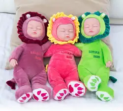 35 см Моделирование Детские куклы игрушки спящие Placate животные куклы плюшевые игрушки реборн куклы длу улучшения сна реалистичные детские