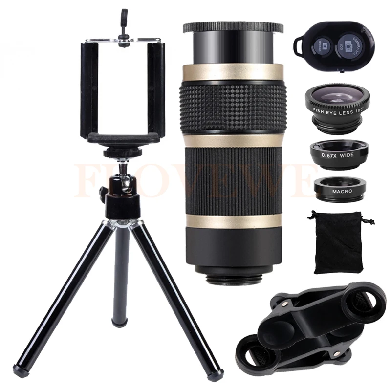 font b Phone b font font b Lenses b font Kit 8X Zoom Telephoto Lentes