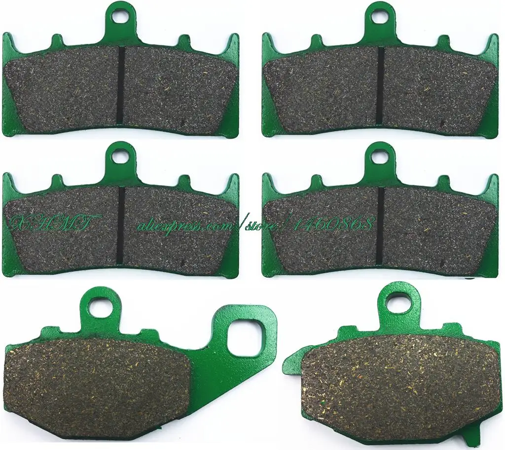 Набор тормозных колодок для Kawasaki Zx6r Zx 6r Zx600 600 Ninja 1998 1999 2000 2001 & Racing Applications|brake pad set|for
