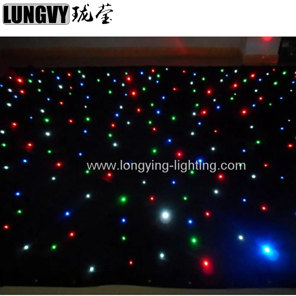 

Free Shipping 2m*4m Led Star Curtain Led Star Cloth Dj Backdrop Starcloth For Wedding Decoration to China Warehouse For Sam