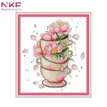 NKF cross stitch dmc kit for embroidery cross stitch printed on canvas pattern counted print on canvas DMC 14CT 11CT needlework nkf 11ct