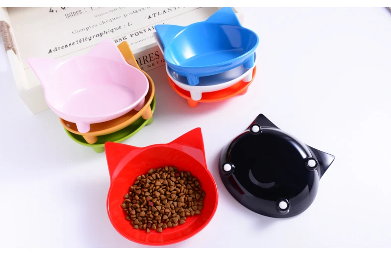 Melamine Cute Folding Dog Bowl Food Plate Puppy Samll Cat Bowl Pet Food Basin Water Feeding Supplies Hot Selling Dropshipping