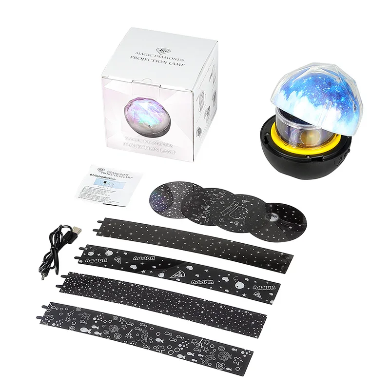 LED Night Light Starry Sky Magic Star Moon Planet Projector Lamp Cosmos Universe Luminaria Baby Nursery Light  6