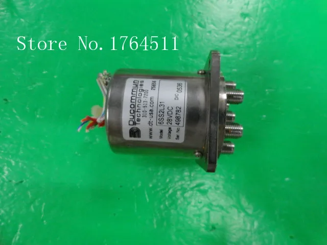 

[BELLA] Ducommun 6SS2L31 28V DC-18GHZ single pole six throw RF - SMA