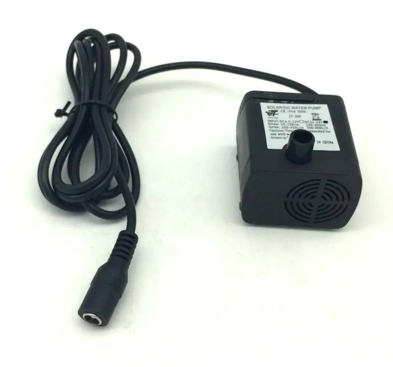 

JT- 280 Single suction micro dc water pump submersible motor pump for Machinery and equipment 12V 24V