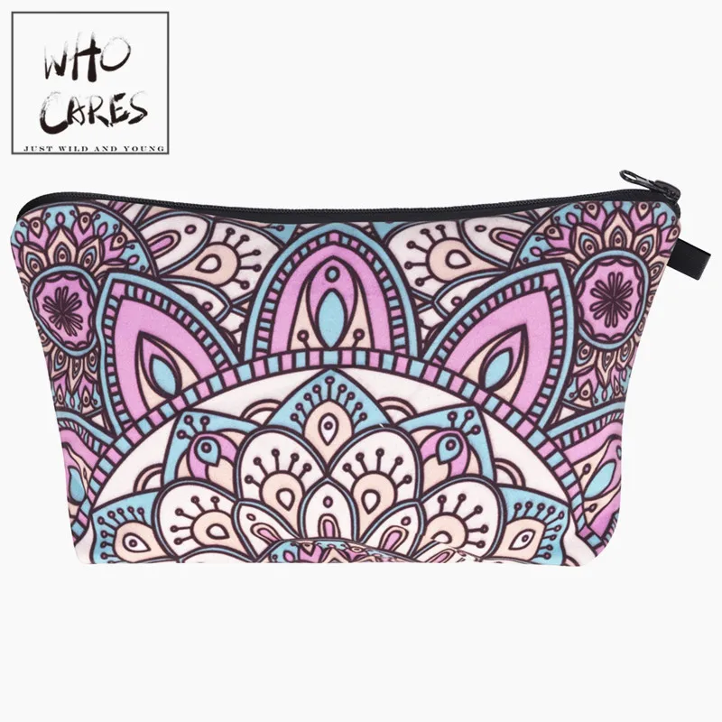 mandala turquoise 3D Print Women Cosmetics Bags trousse de toilette New neceser Organizer Maleta de Maquiagem vanity Makeup Bag цена mandala turquoise 3D Print Women Cosmetics Bags trousse de toilette New neceser Organizer Maleta de Maquiagem vanity Makeup Bag цены онлайн