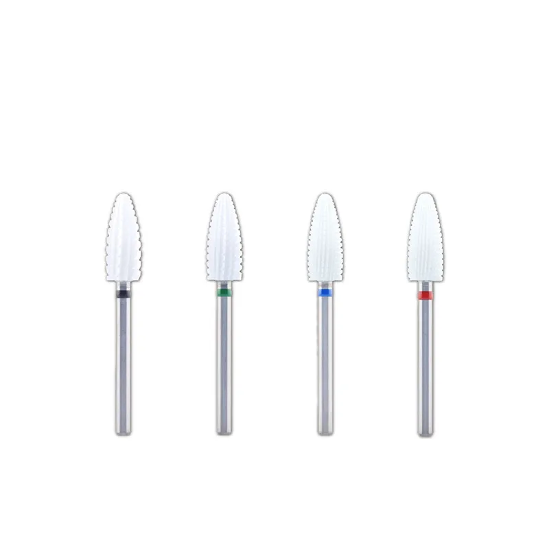 

10PCS/Typhoon Bit(Fastest Remove Acrylics&Gels)-One directional(for Right Hand use only)-WILSON Zirconia CeramicNail Drill Bit
