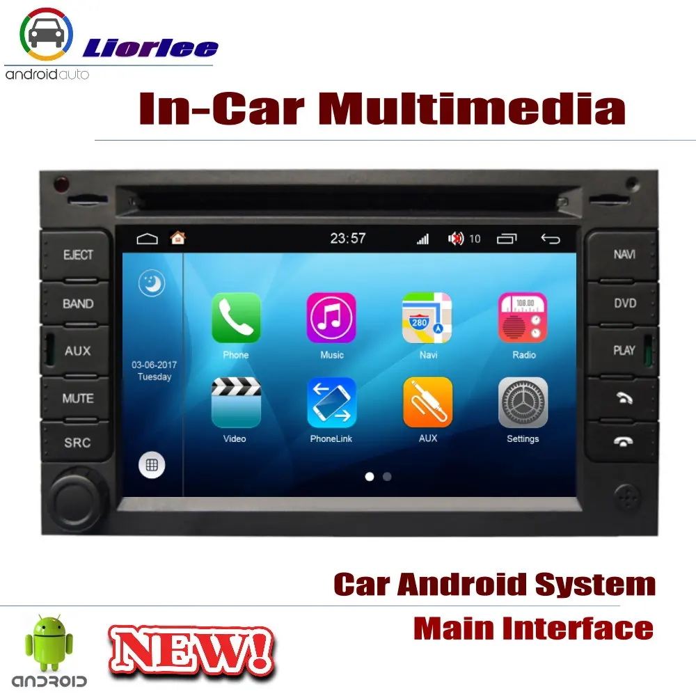 Excellent Car Android Player DVD GPS Navigation System HD Screen Radio Stereo Integrated Multimedia For Honda FIT 2001~2008 1