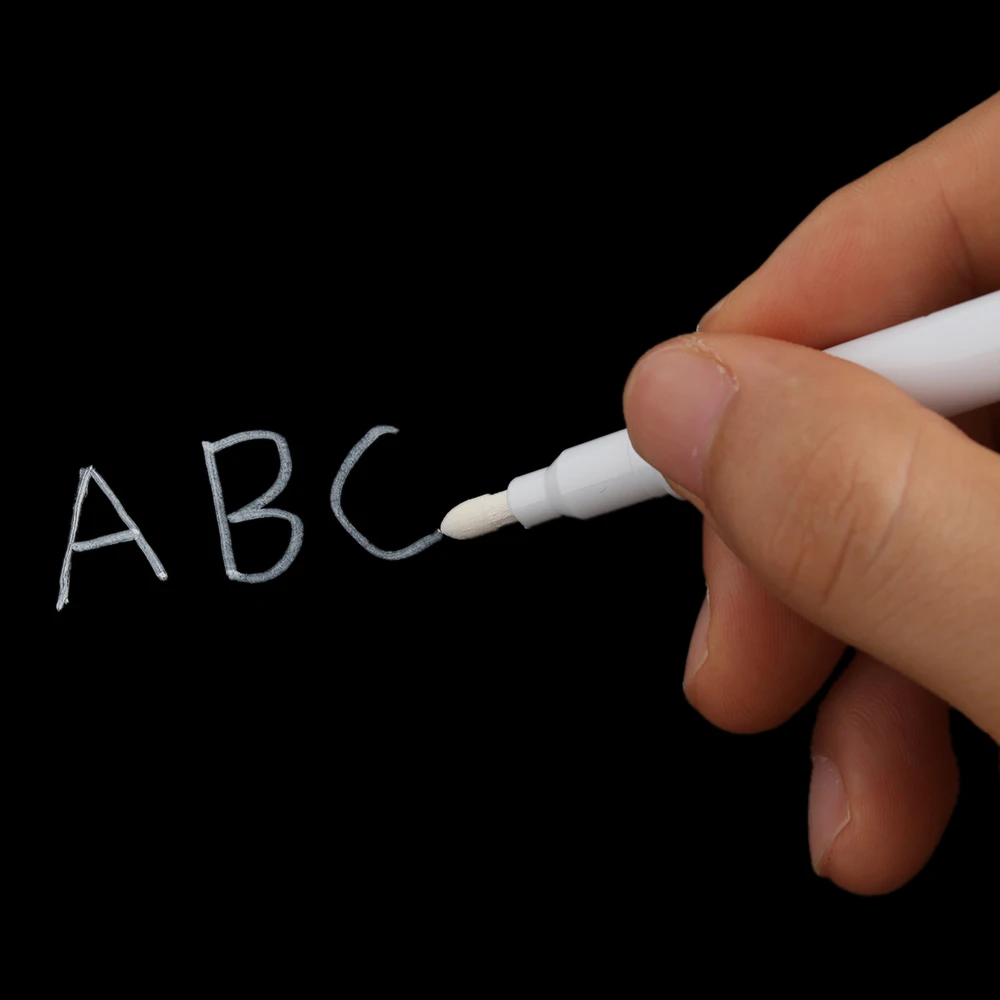 1/3 шт. белый жидкий мел маркер для Стекло доски для досок Blackboard шариковая ручка с жидкими чернилами ручка с использованием на доске окна