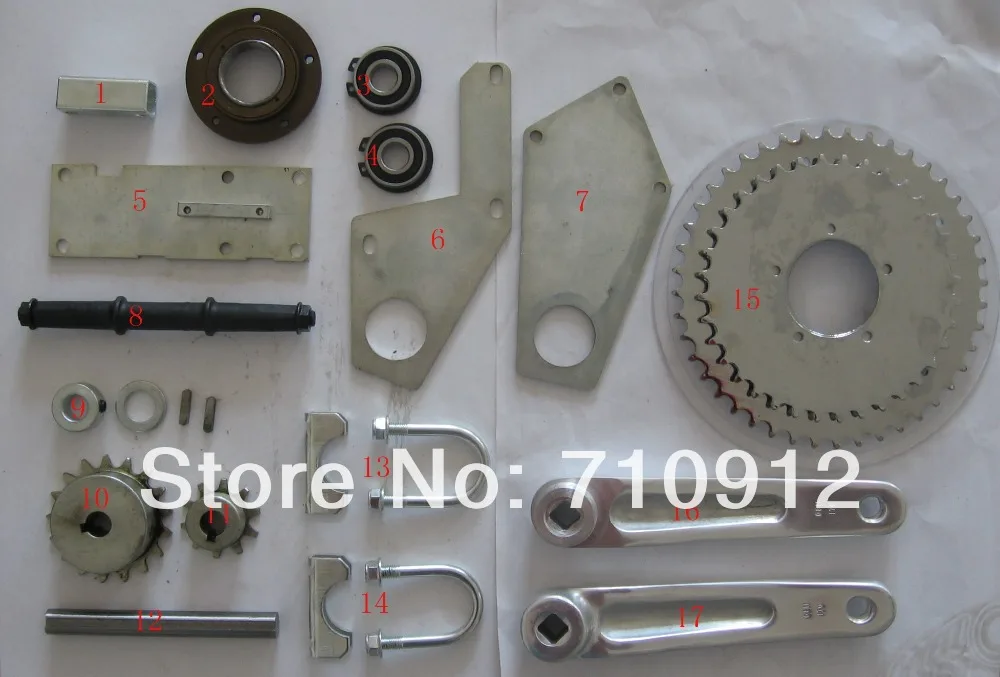 jackshaft kit for motorized bike