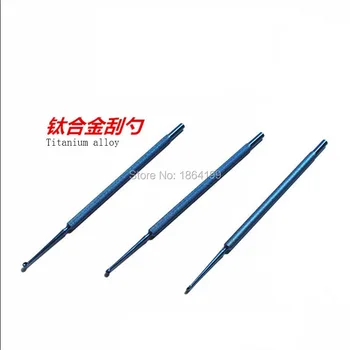 

3 Size Titanium alloy Microscopic Instruments Ophthalmic Instruments Tarsal Gland Cysts Tweezers meyerhoefer chalazion curette