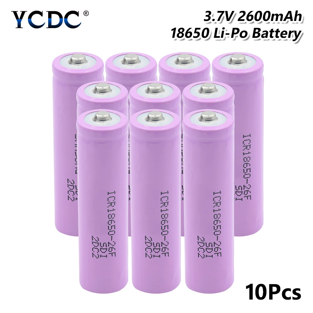 18650 Батарея 3 7 V 2600mAh Li Po литий электронная сигарета Перезаряжаемые батареи