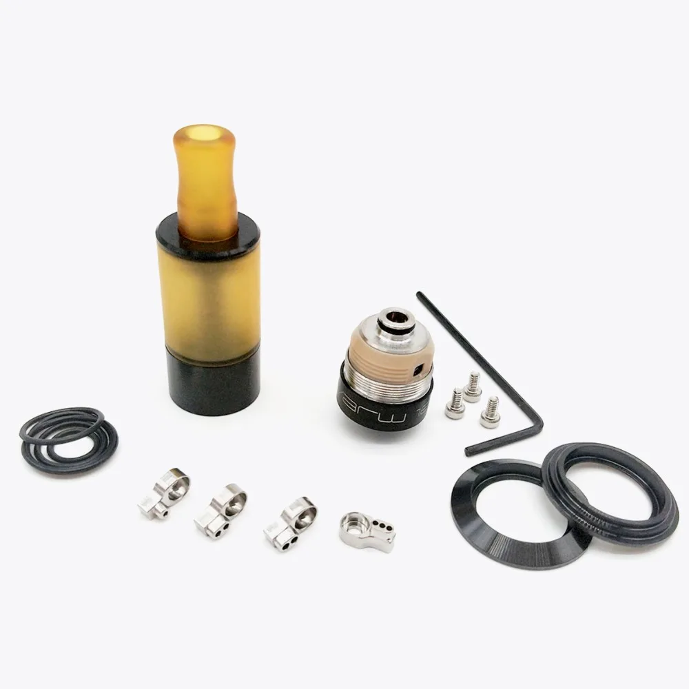 Volcanee Coppervape Dvarw 16 мм MTL RTA 2 мл PEI капельный наконечник с одной катушкой DIY