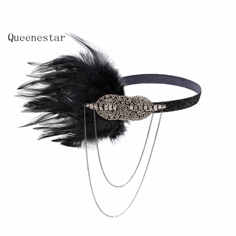 white black feather fascinator comb hair clip headpiece wedding party piece