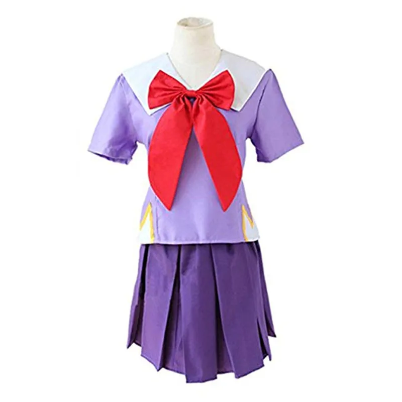 

Halloween Costumes Womens Girls Future Diary Cosplay Mirai nikki 2nd Gasai Yuno Uniform Costume With Wig