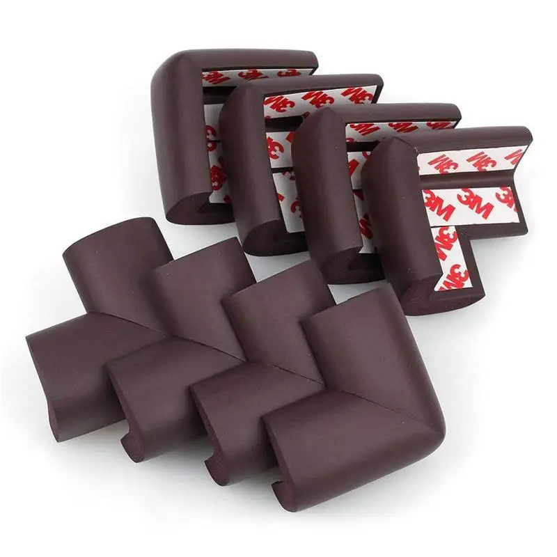 

4 Pcs 5 Colors Desk Table Guard Edge Child Safety Corner ProtectorSoft L-type Child Safety Anti-collision Angle Baby Security