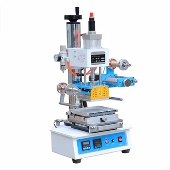 

plastic tabletop semi automatic hot foil printing machine with pull worktable