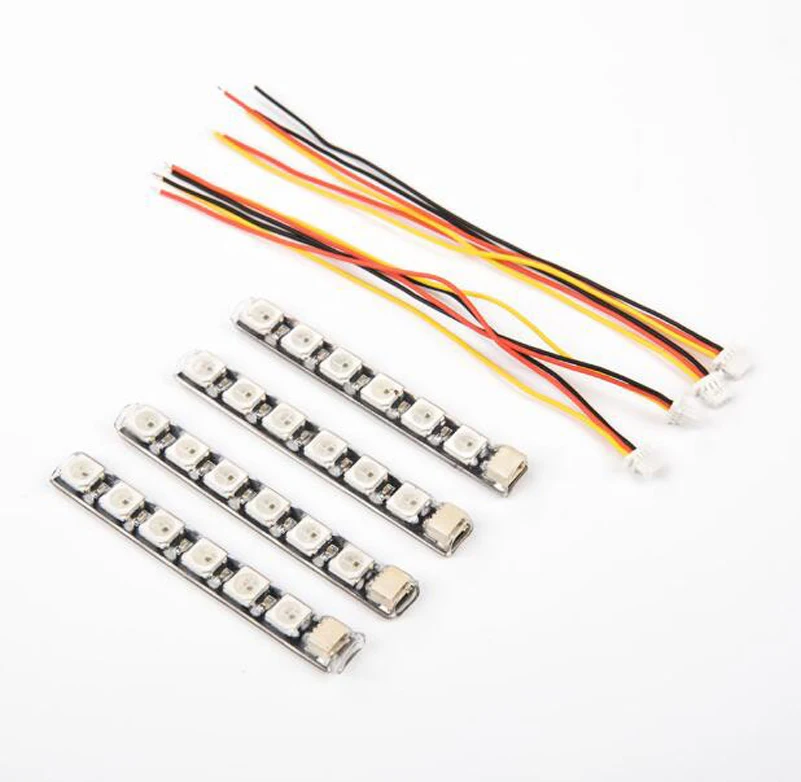 4 PCS lot WS2812B RGB5050 6 Bits Single Row LED Light Night LED Strip Programmer by